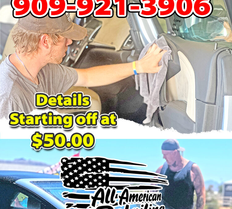 🚗✨ All American Detailing – Mobile Wash & Detailing Services ✨🚗