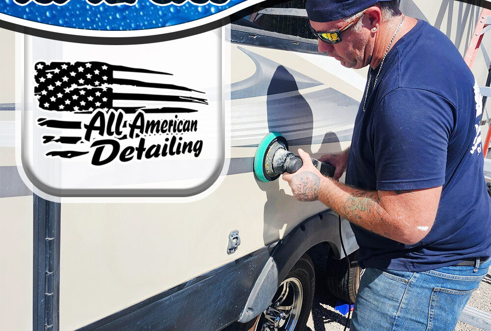 🚐✨ RV & Motorhome Wash, Wax, and Detail Services at All American Detailing! ✨🚐